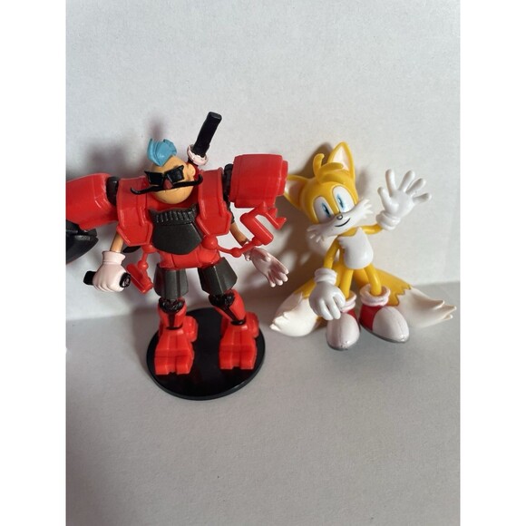 Lot Of 6 Mini Action Figures Sonic - Picture 4 of 10